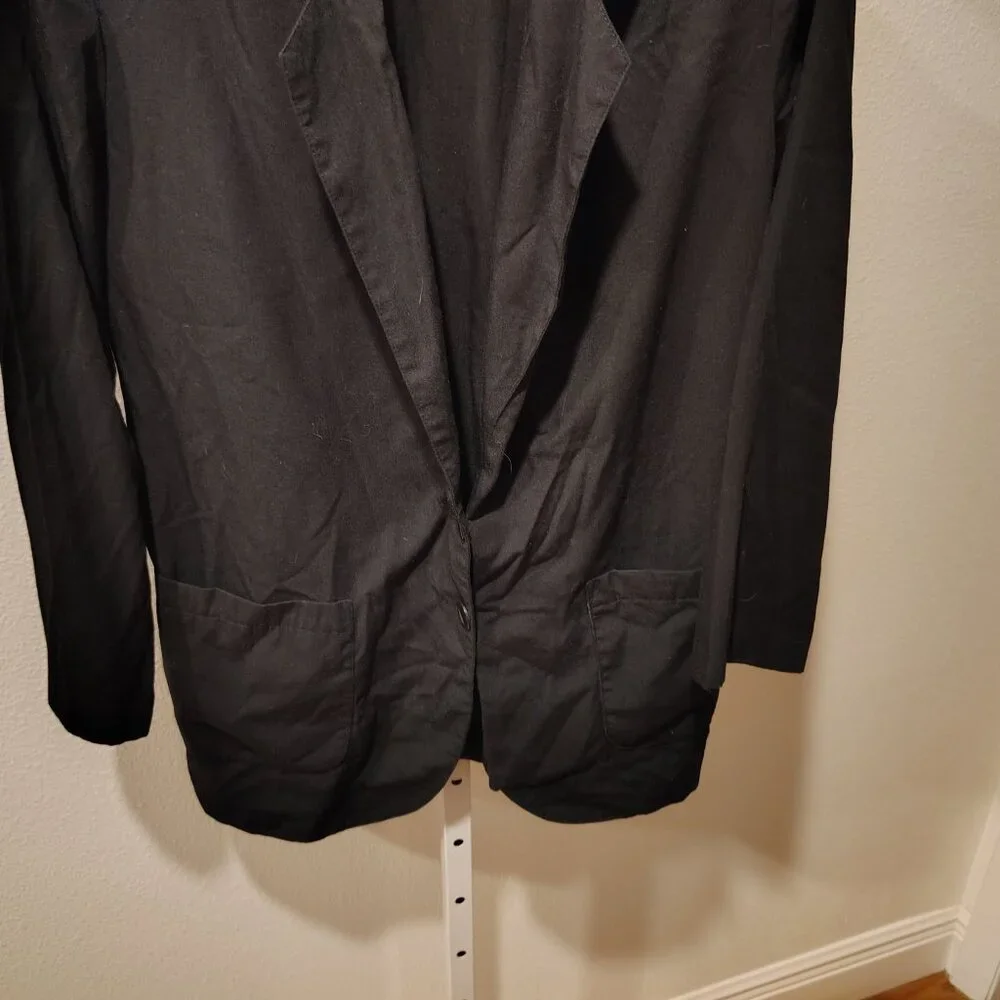 Bentley Women's Black Jacket Blazer Size Medium Polyester Rayon